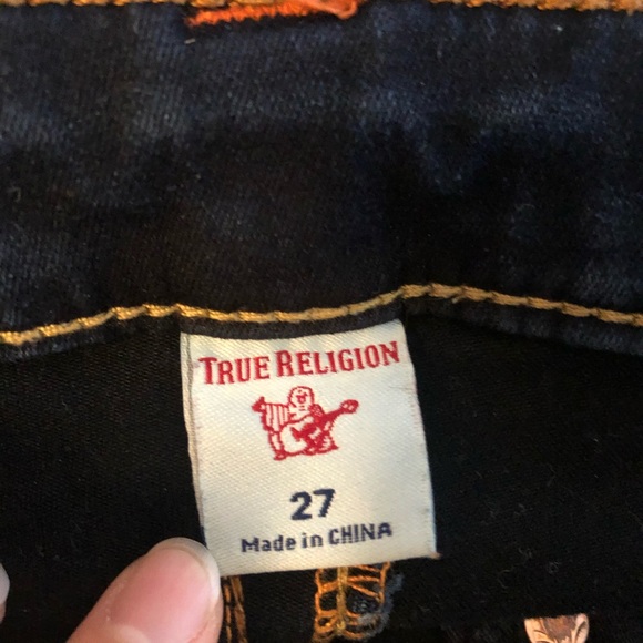 True Religion Billie Mid Rise Straight Leg Jeans - Picture 8 of 8